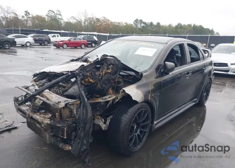 2014 Mitsubishi Lancer Evolution Gsr z USA, uszkodzony, nr VIN JA32W8FV7EU020737